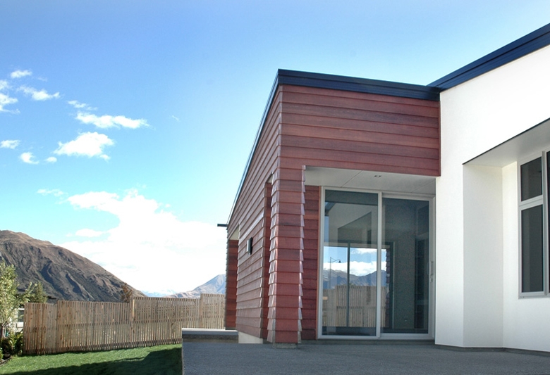 Photo shot from patio looking through sliding doors