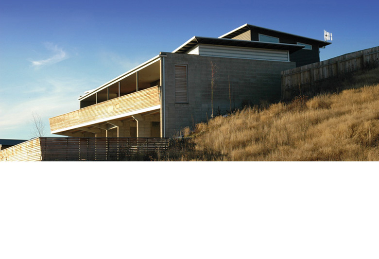 Side view of house on Hogan Lane